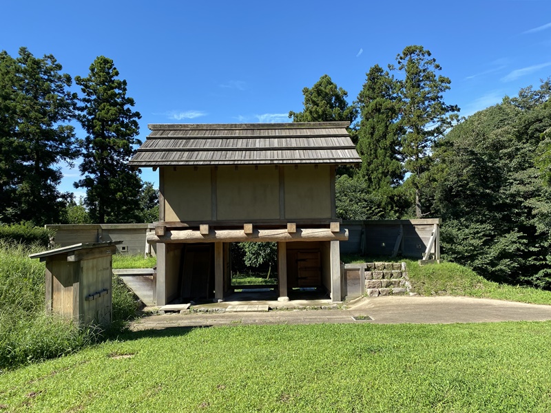 箕輪城-郭馬出西虎口門