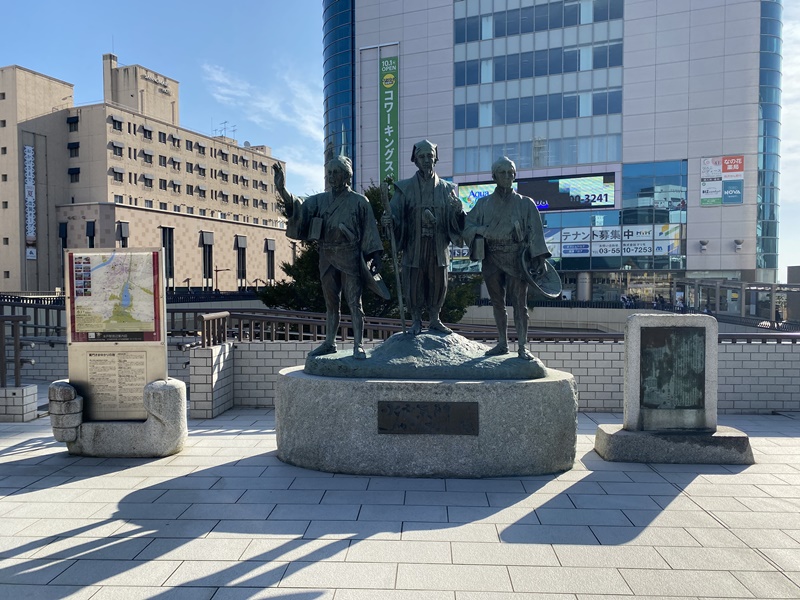 水戸市の水戸黄門像