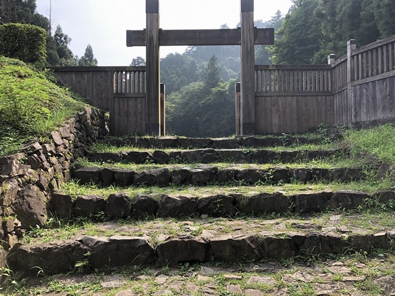 八王子城御主殿虎口