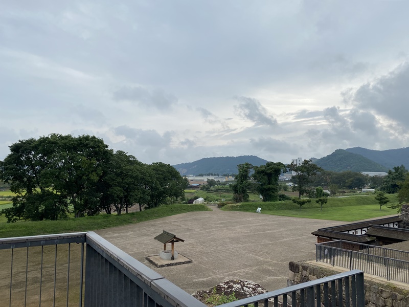 松代城本丸からの景色