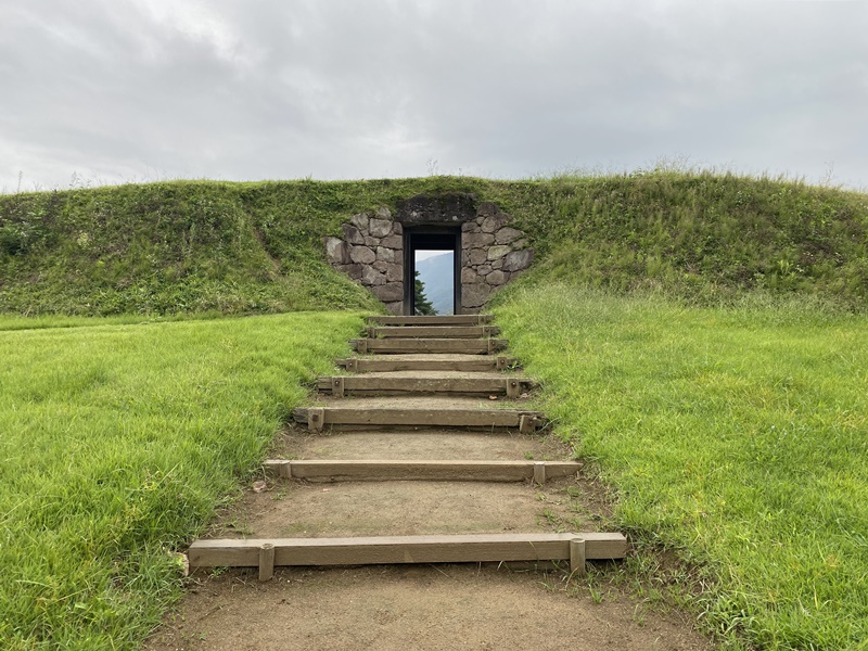松代城土塁埋門