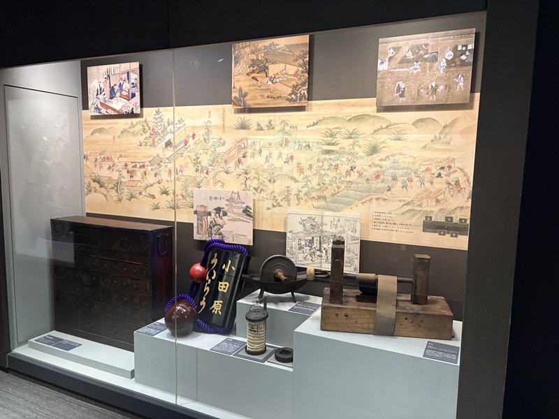 小田原城天守閣内