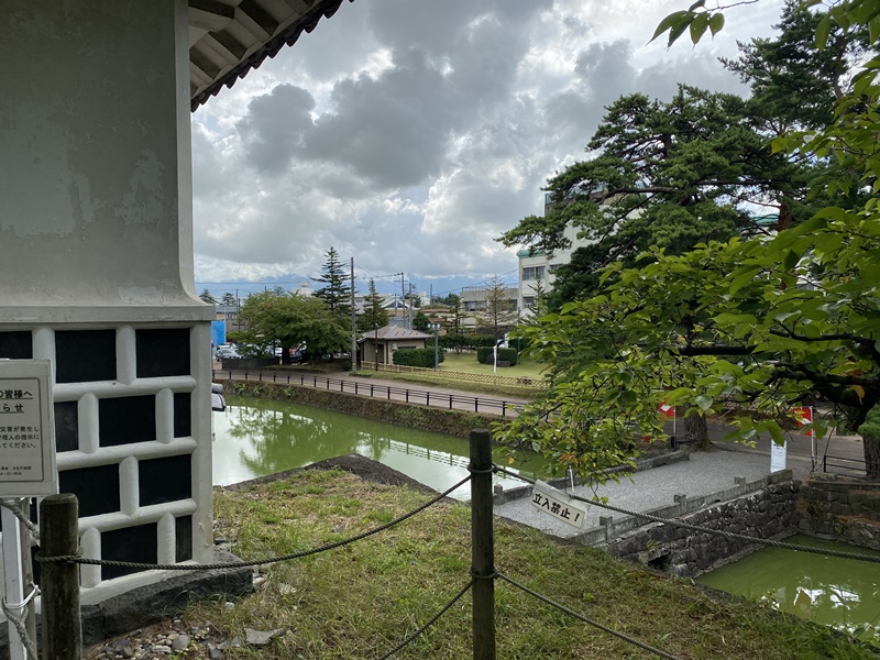 新発田城からの眺め