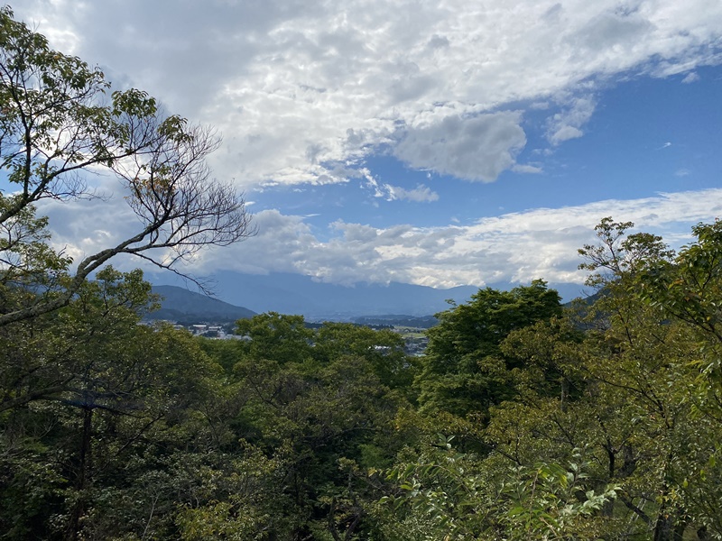 高遠城からの眺め