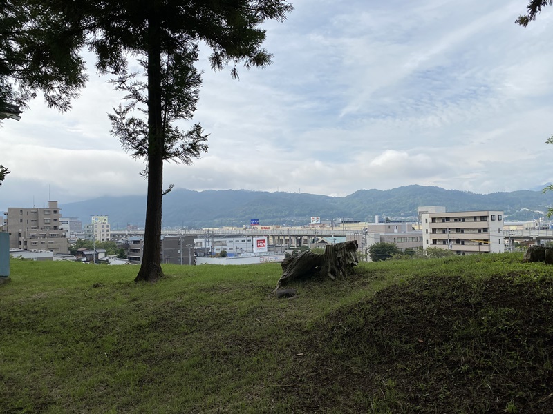 上田城本丸からの景色