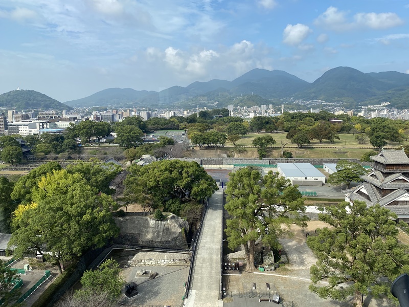 天守閣からの眺め
