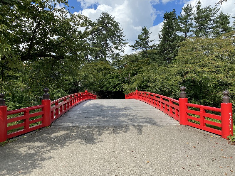 弘前城杉の大橋